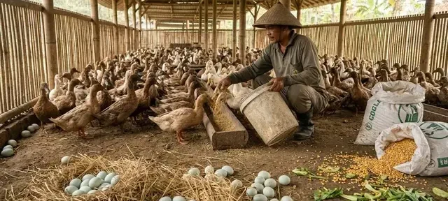Makanan untuk Bebek agar Cepat Bertelur dan Produktif